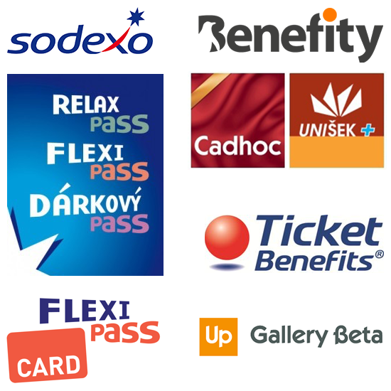 sodexo, relax pass, flexi pass, dárkový pass, benefity, cadhoc, unišek plus, ticket benefits, up gallery beta